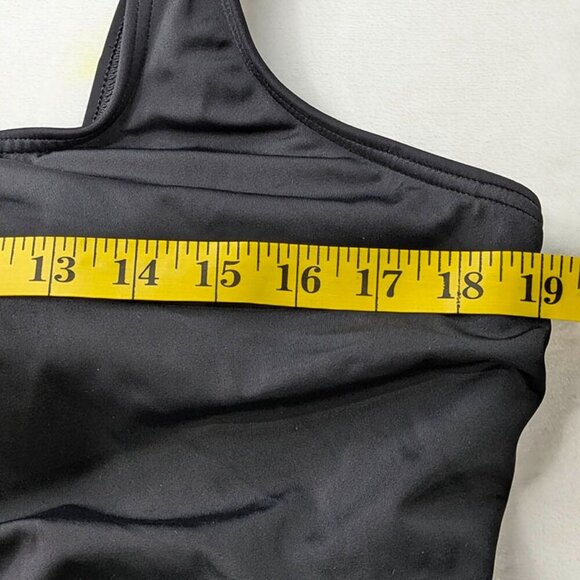 Lands' End Swimsuit Womens 16W Black One Piece Full Coverage Modest Beach - Picture 6 of 9